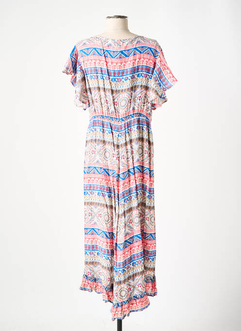 Robe longue rose TERA BORA pour femme