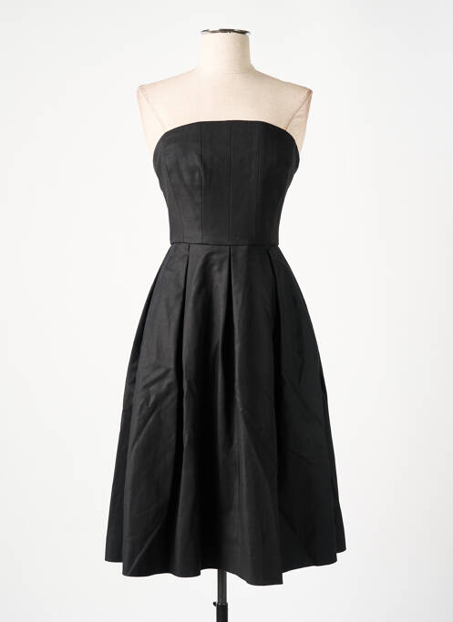 Robe mi-longue noir CAROLL pour femme