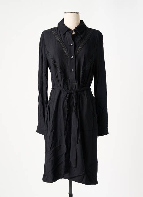 Robe mi-longue noir LA FEE MARABOUTEE pour femme