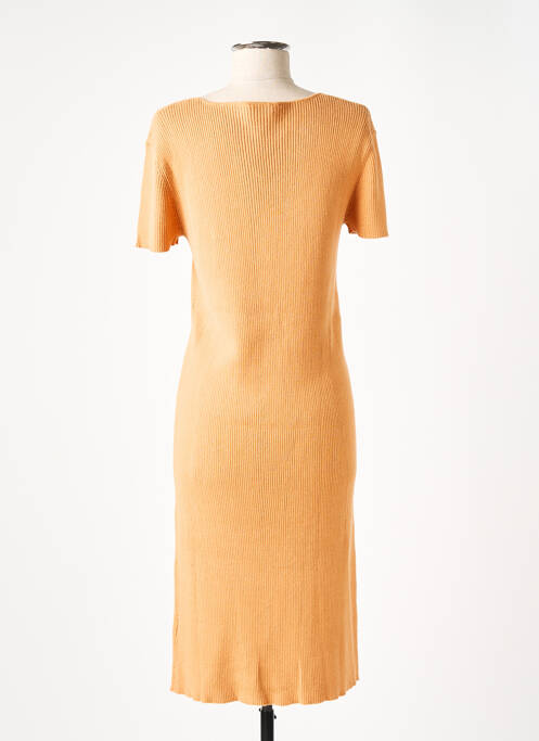 Robe mi-longue orange RODIER pour femme