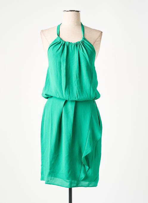 Robe mi-longue vert IKKS pour femme