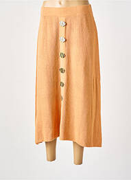 Jupe longue coupe fluide orange RODIER femme