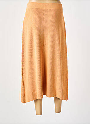 Jupe longue coupe fluide orange RODIER femme
