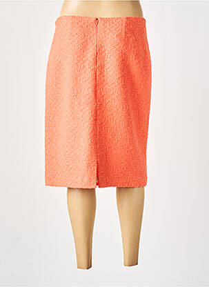 Jupe mi-longue taille normale orange WEILL femme