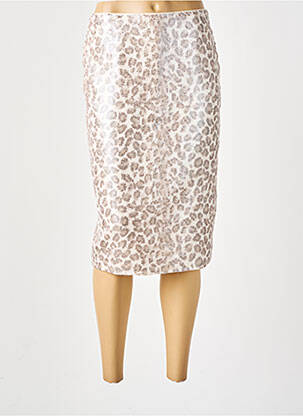 Jupe mi-longue taille normale beige WEILL femme