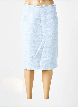 Jupe mi-longue taille normale bleu WEILL femme