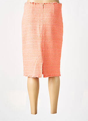 Jupe mi-longue taille normale orange WEILL femme