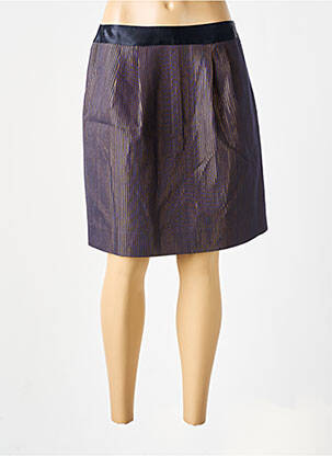 Jupe courte coupe évasée bleu CAROLL femme