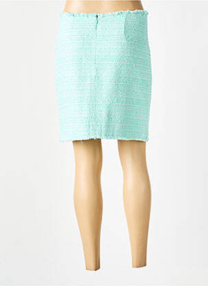 Jupe courte fermeture zippée au dos vert WEILL femme