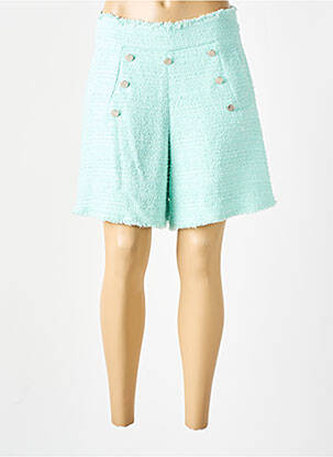 Bermuda coupe droite taille normale vert WEILL femme
