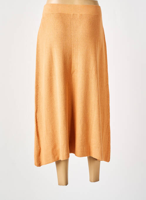 Jupe longue coupe fluide orange RODIER femme