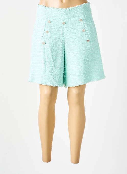 Bermuda coupe droite taille normale vert WEILL femme