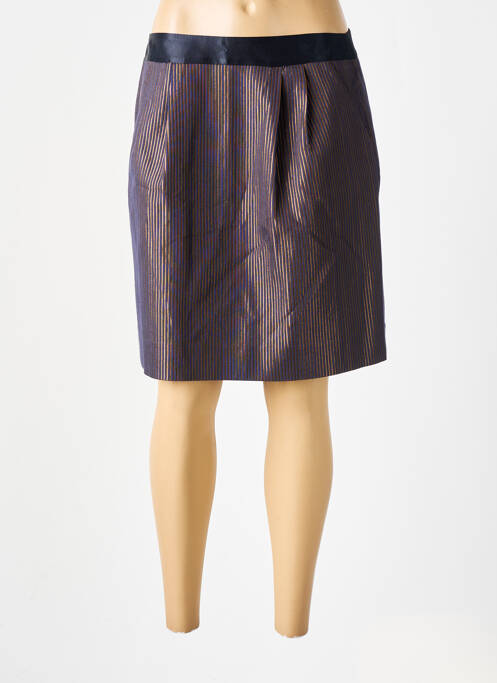 Jupe courte bleu CAROLL pour femme