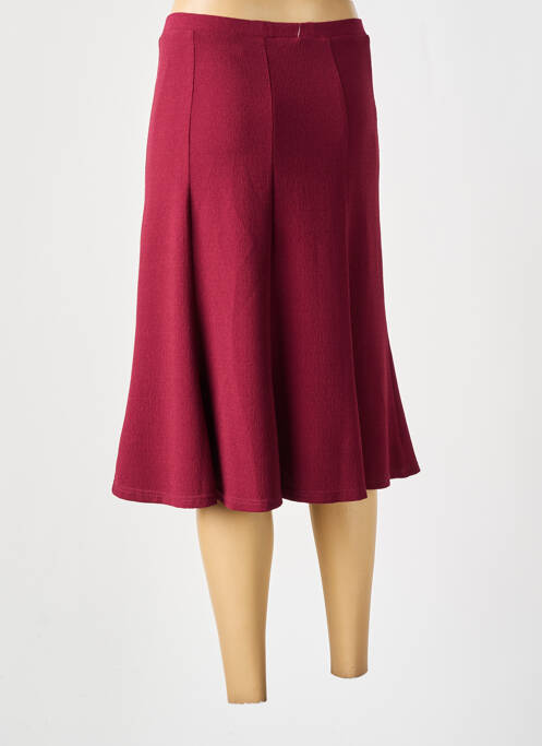 Jupe mi-longue rouge WEILL pour femme