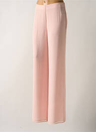 Pantalon large fermeture zip latéral rose WEILL femme