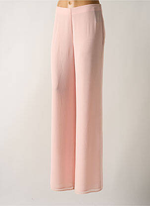 Pantalon large fermeture zip latéral rose WEILL femme