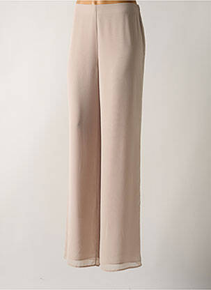 Pantalon large fermeture zip latéral beige WEILL femme