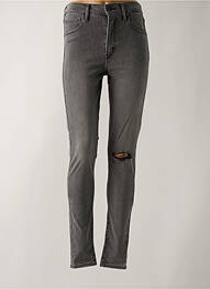 Jeans skinny taille haute taille haute gris LEVIS femme