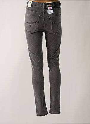 Jeans skinny effet usé délavé taille haute gris LEVI'S femme