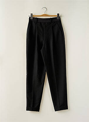Pantalon slim taille haute taille haute noir CAROLL femme