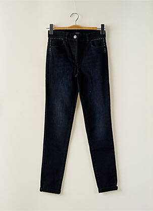 Jeans coupe slim stretch taille haute bleu CAROLL femme