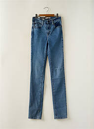 Jeans coupe droite taille haute taille haute bleu LEVIS femme