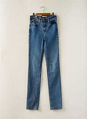 Jeans coupe droite taille haute taille haute bleu LEVIS femme