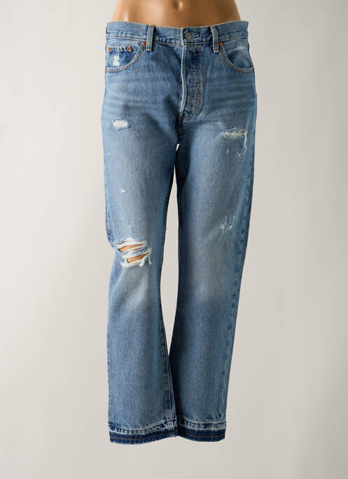 Jeans coupe droite bleu LEVIS pour femme