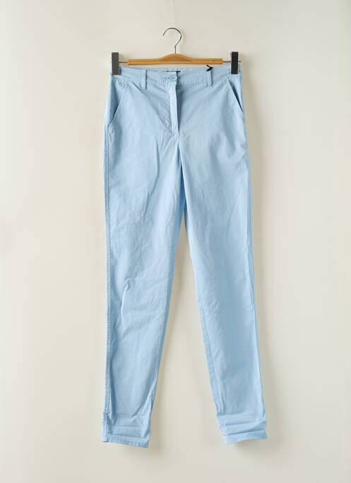 Pantalon chino bleu CAROLL pour femme