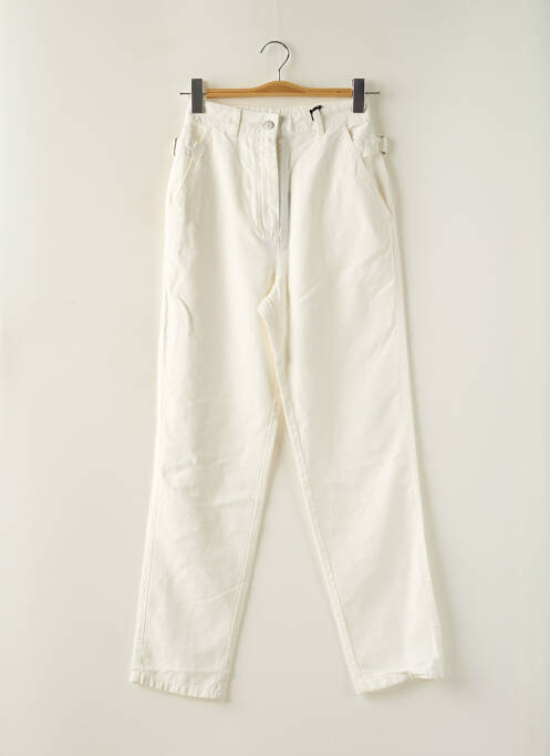 Pantalon droit blanc CAROLL pour femme