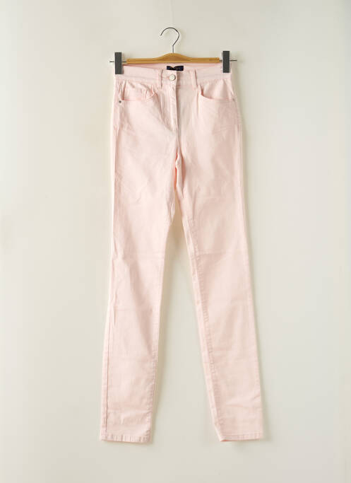 Pantalon droit rose CAROLL pour femme