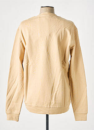 Sweat-shirt tissage jersey manches longues beige VICTORIO & LUCCHINO homme