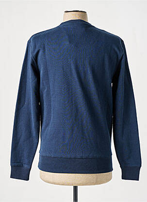 Sweat-shirt manches longues manches longues bleu SCHOTT homme