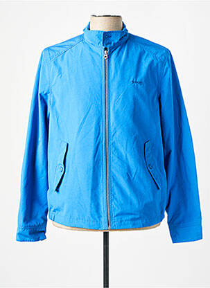 Blouson bleu SCHOTT pour homme