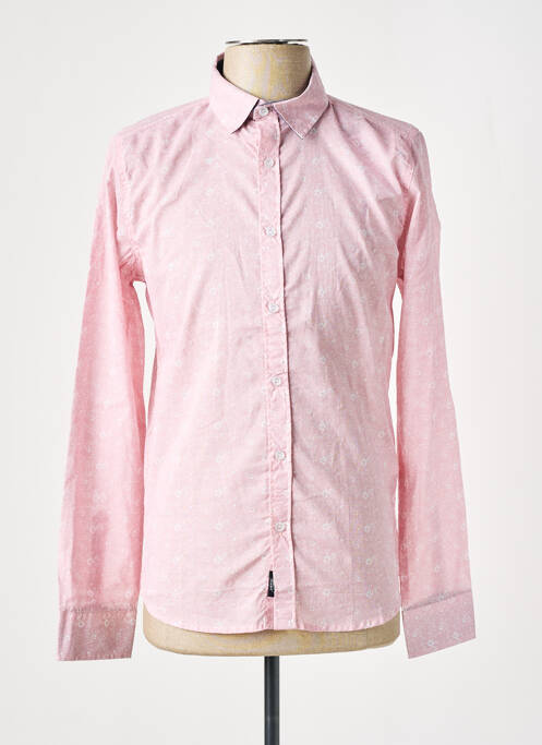 Chemise manches longues rose EDWEEN PEARSON pour homme