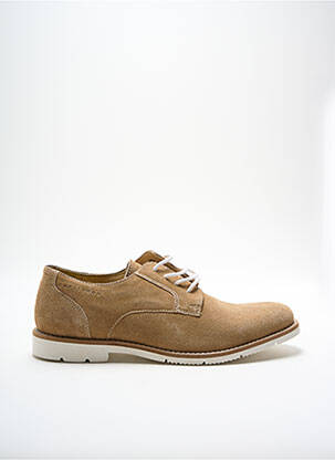 Derbies matière lisse carré beige CHEVIGNON homme