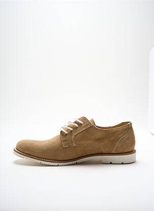 Derbies matière lisse carré beige CHEVIGNON homme