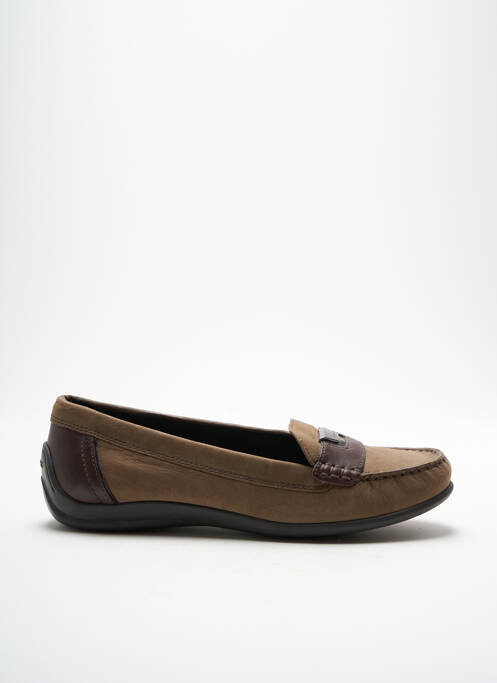 Mocassins marron GEOX pour femme