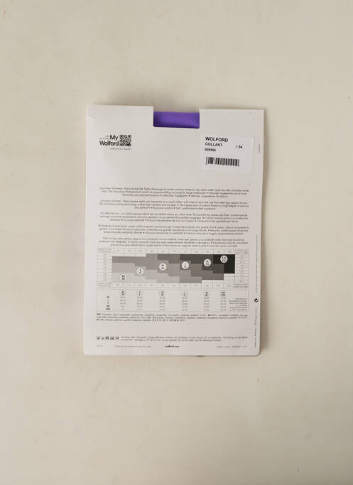 Collants violet WOLFORD pour femme