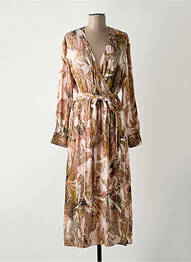 Robe longue manches longues manches longues marron MOS MOSH femme