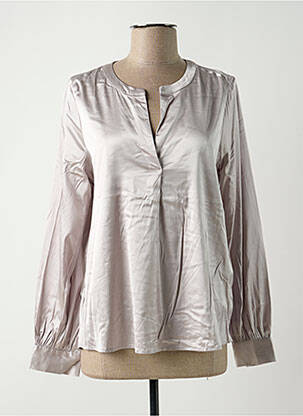 Top stretch manches longues argent MOS MOSH femme