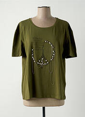 T-shirt vert FRACOMINA pour femme seconde vue