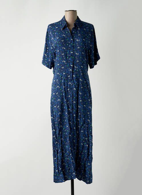 Robe longue bleu AN' GE pour femme