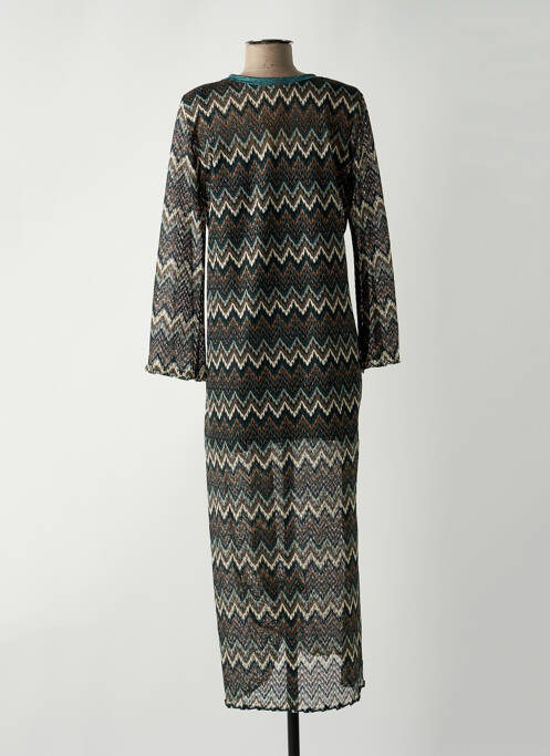 Robe longue vert VIE TA VIE pour femme