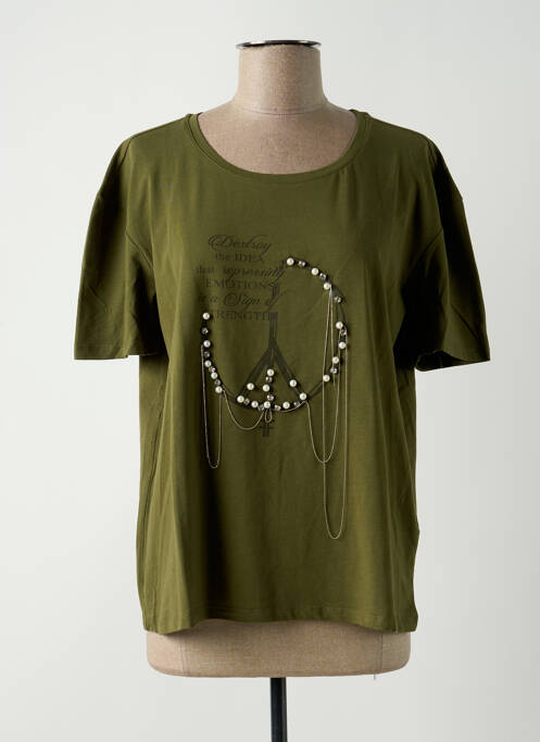 T-shirt vert FRACOMINA pour femme