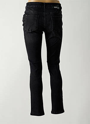 Jeans coupe slim poches noir EVA KAYAN femme