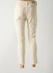 Pantalon 7/8 beige DENIM STUDIO pour femme seconde vue