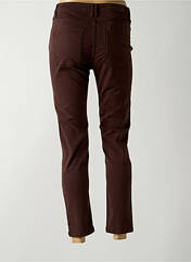 Pantalon 7/8 marron DENIM STUDIO pour femme seconde vue