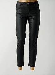 Pantalon 7/8 noir DENIM STUDIO pour femme seconde vue