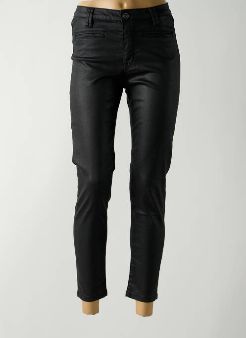 Pantalon 7/8 noir DENIM STUDIO pour femme